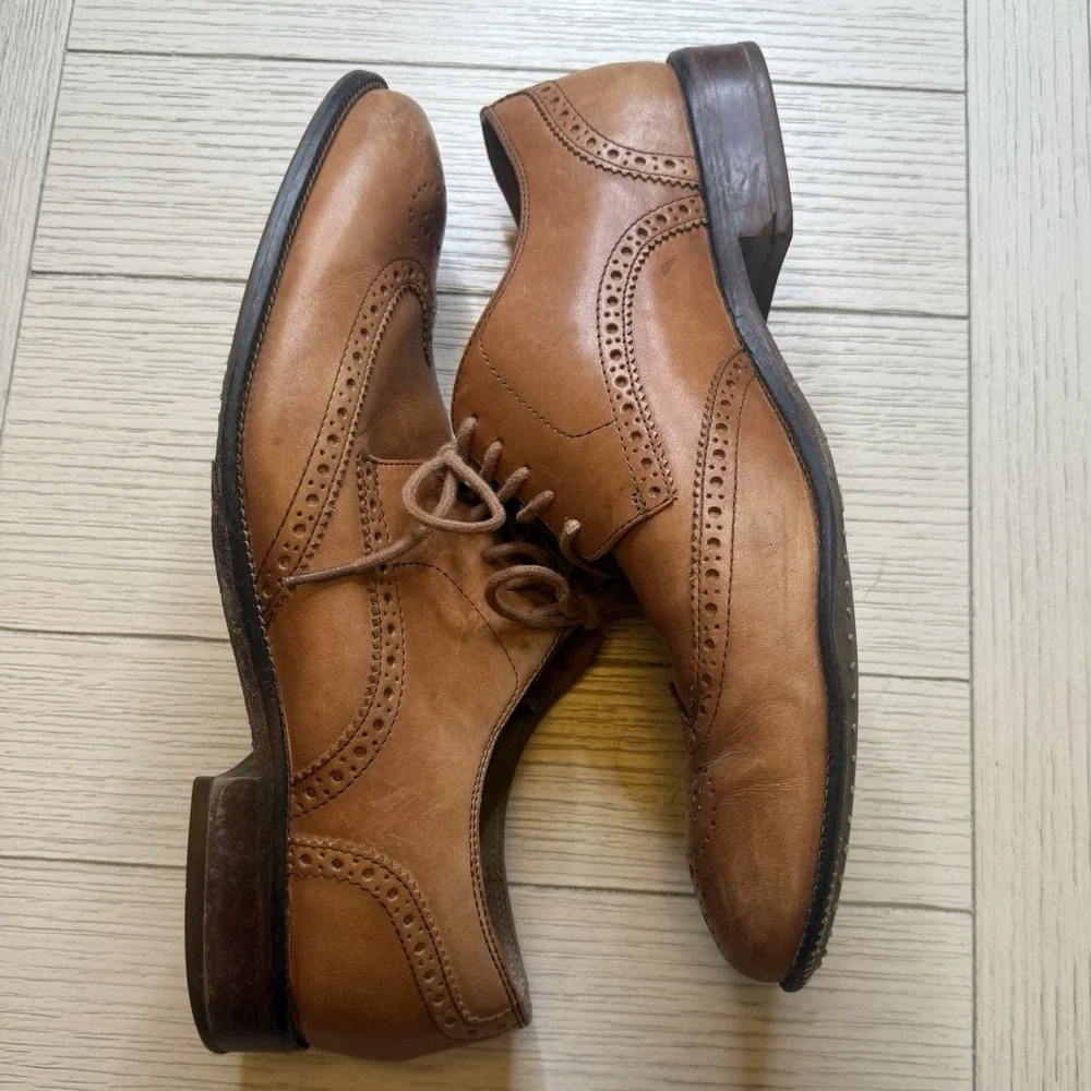 Cole Haan Harrison Original Grand Wingtip Oxford Mens Lace up Dress Shoe‎ 10.5M